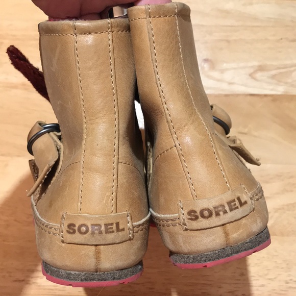 Sorel Yaquina II Boots Red Plaid Wool Size 6.5 - Picture 6 of 11